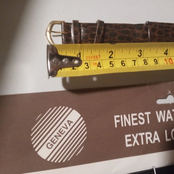 Lot of 12 Genuine Leather Finest Extra Long Bands Brown, Black Texture - Picture 4 of 6